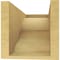 Ekena Millwork 7"W x 14"D x 7"H Wide Asheboro Rough Cedar Woodgrain TimberThane Corbel, Primed Tan CORUR07X14X07ASHRCPR - alternate 2